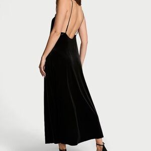 Victoria's Secret Black Backless Dress